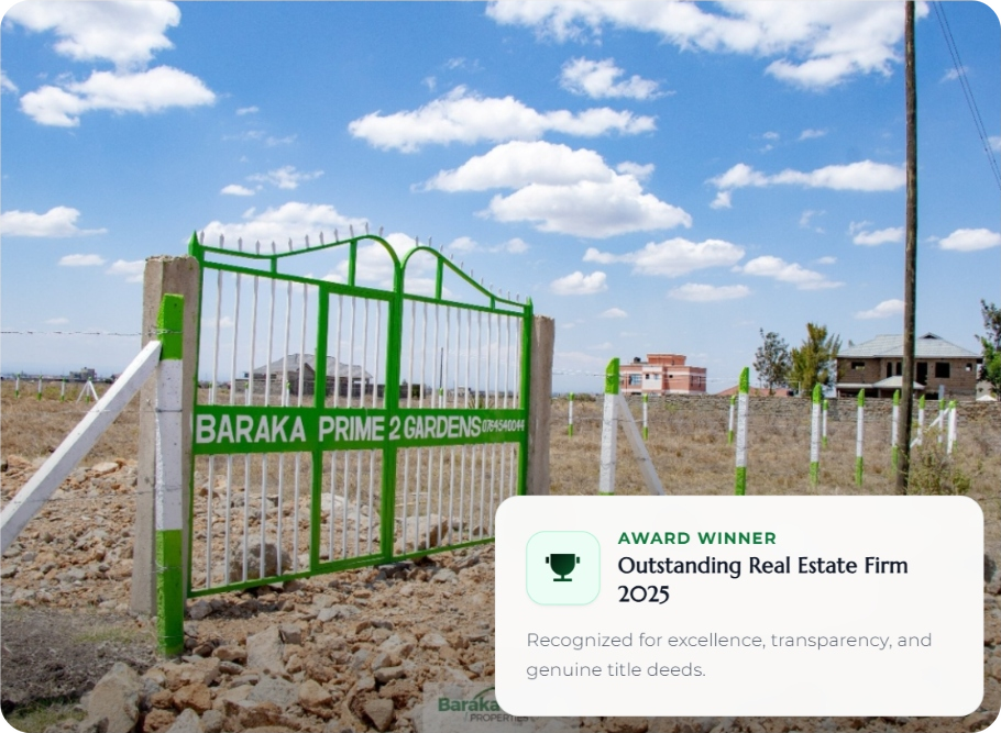 Baraka Prime Properties - Outstanding Real Estate Firm 2025